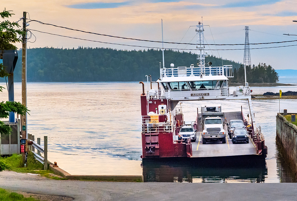 Ferry from L’Etete to Deer Island, New Brunswick