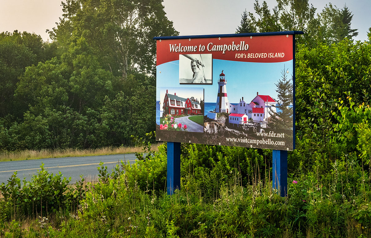 Sign, Campobello Island, New Brunswick