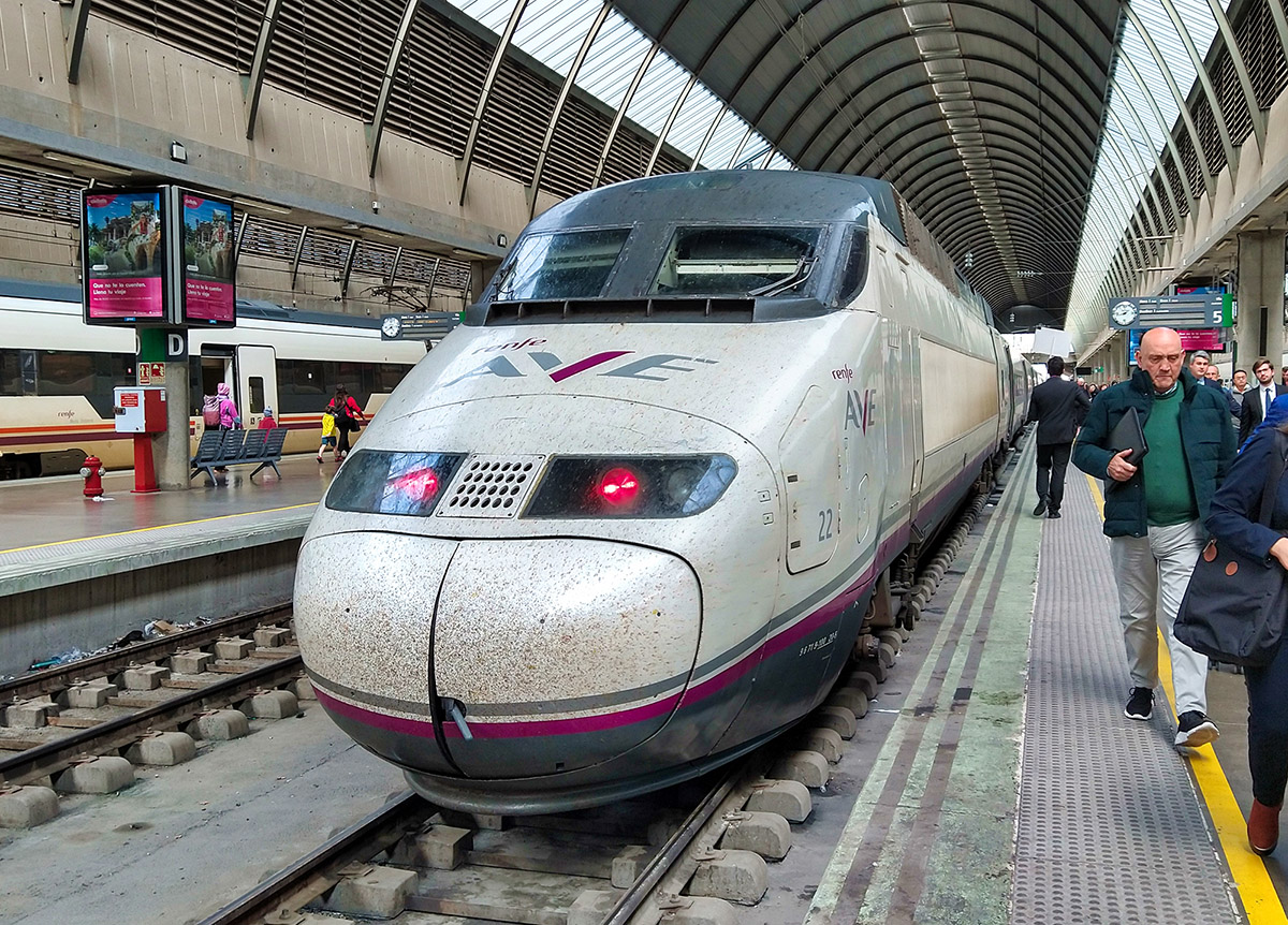 High speed train, Spain.