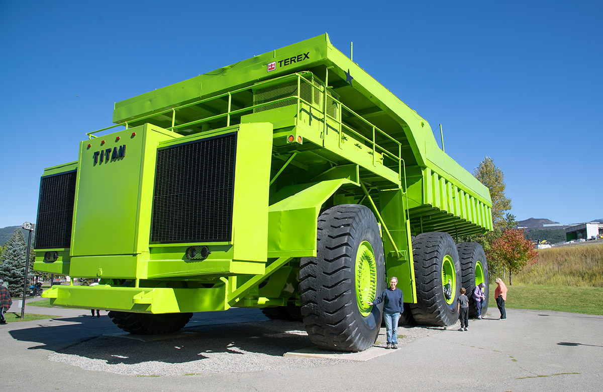 Titan, world's biggest truck, Sparwood, BC