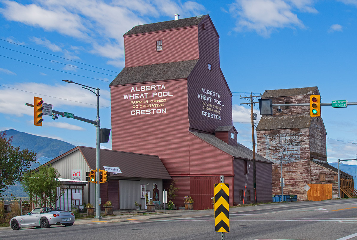 Grain elevator, Creston, BC