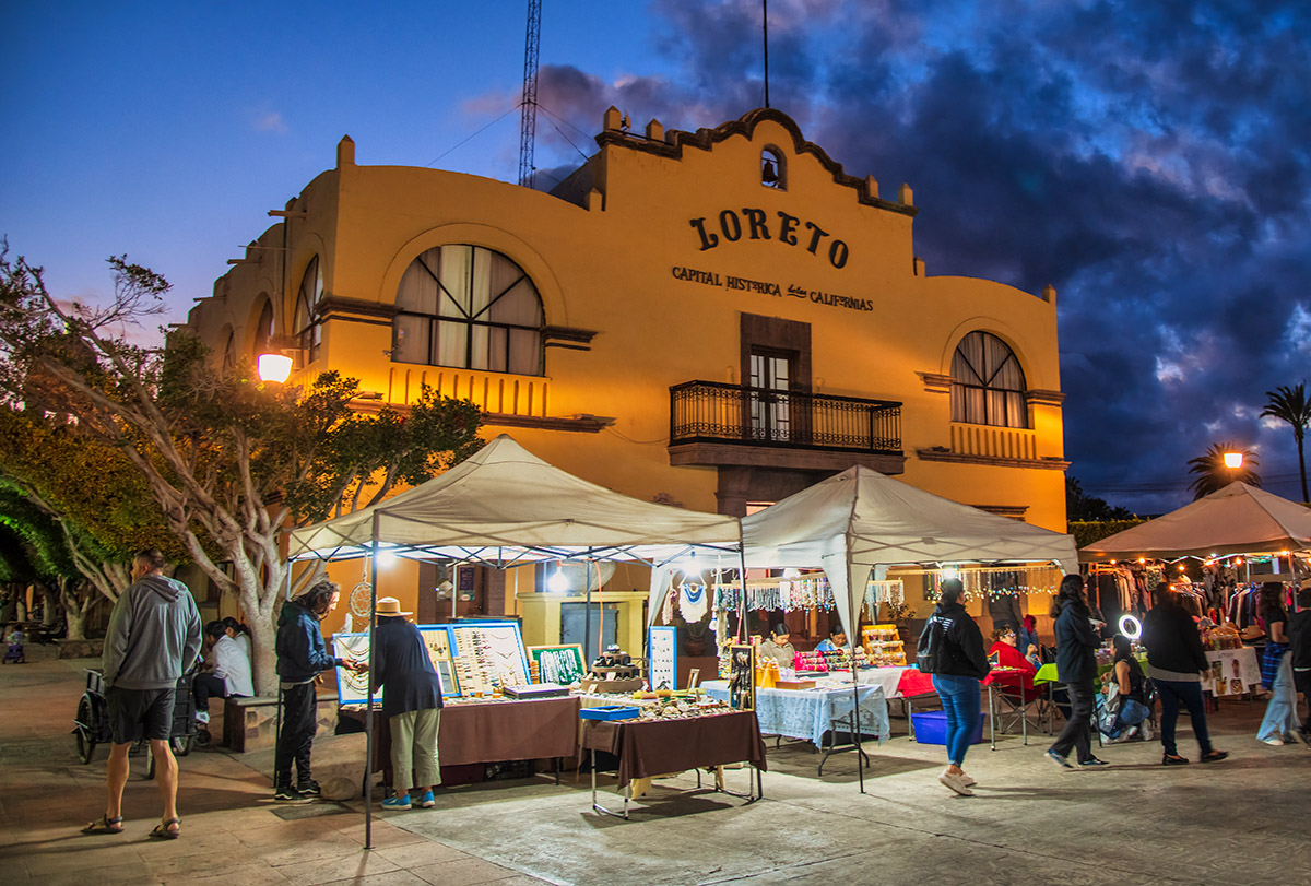 Loreto night market, Loreto, Baja California Sur, Mexico