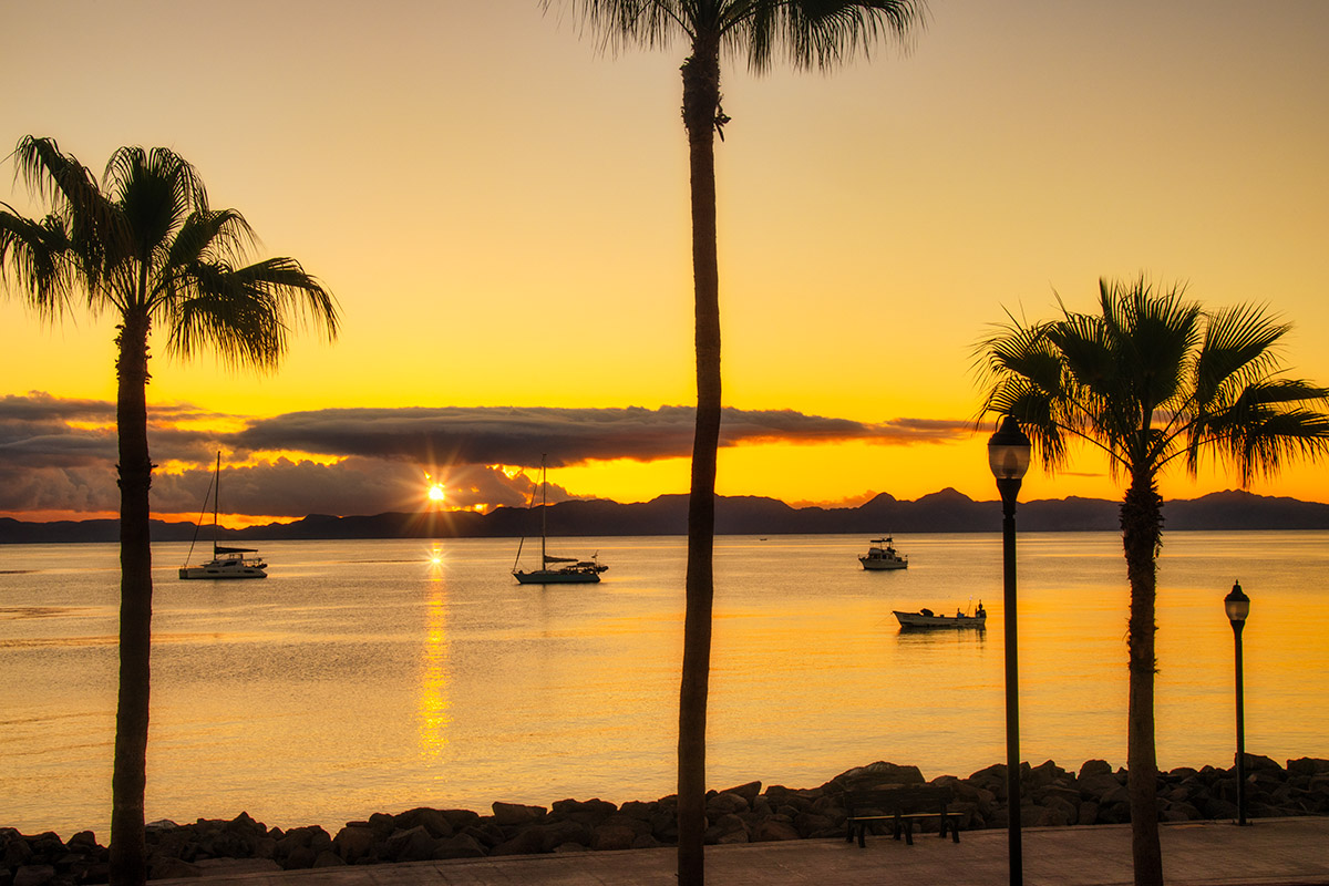 Loreto waterfront, Baja California Sur, Mexico