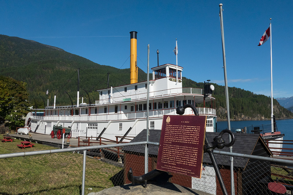 SS Moyie sternwheeler, Kaslo, BC.