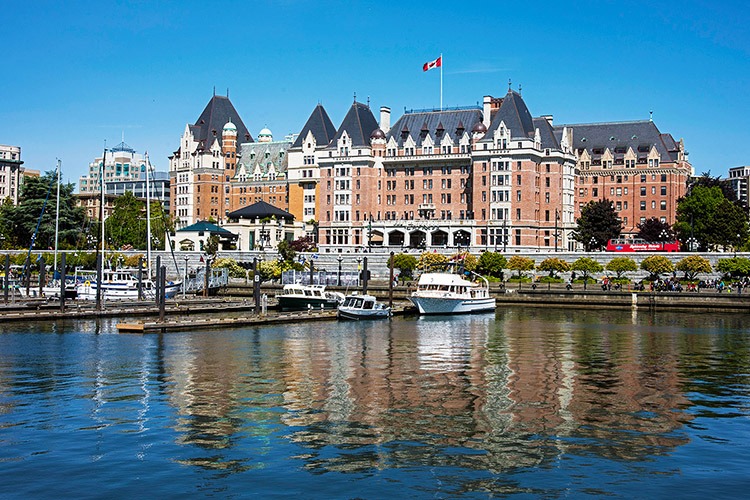 Victoria, BC and Empress Hotel.