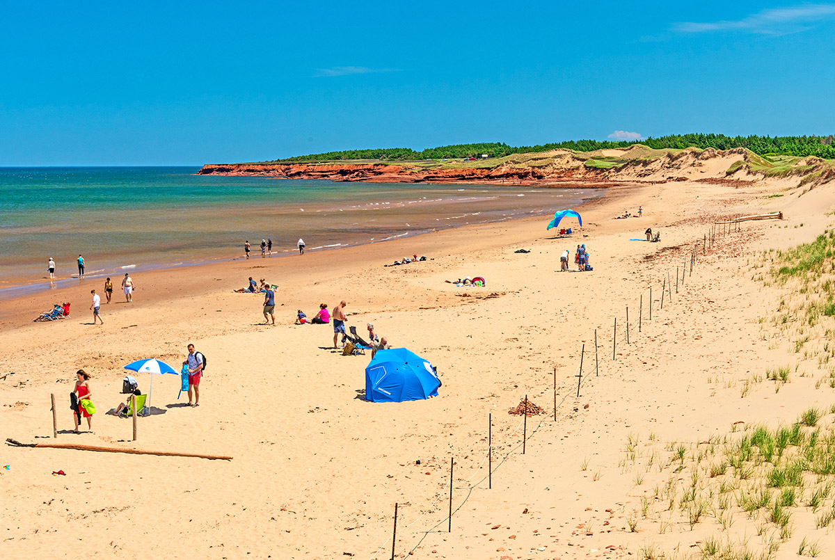Cavendish Beach, Prince Edward Island Island National Park, PEI.