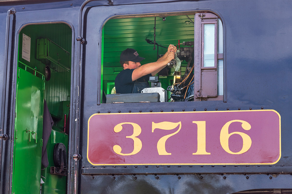 Kettle Valley Railway locomotive, Summerland, BC