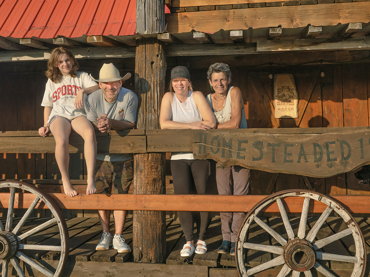 Reesor family, Reesor Ranch, Cypress Hills, Saskatchewan