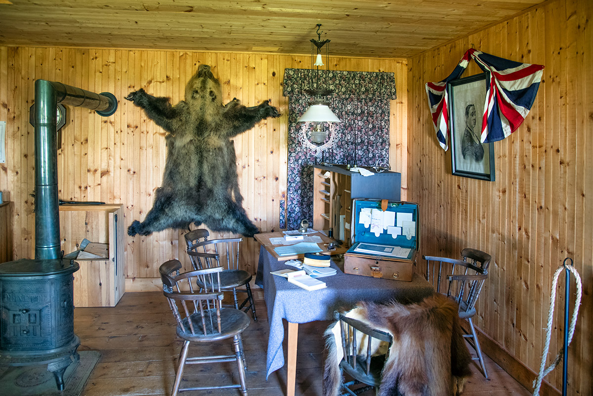 Period buildings, Fort Walsh National Historic Site, SK
