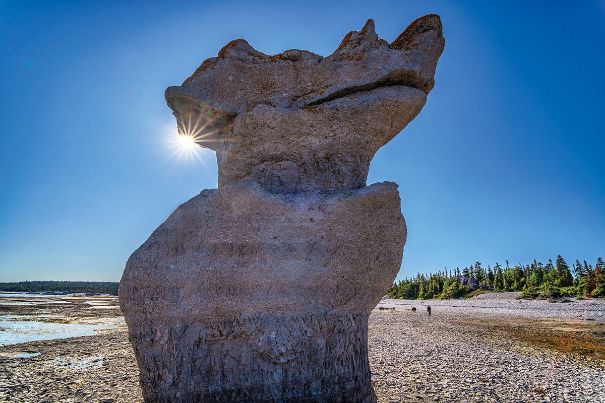 Monolith on Quarry Island, Mingan Archipelago National Park, Quebec