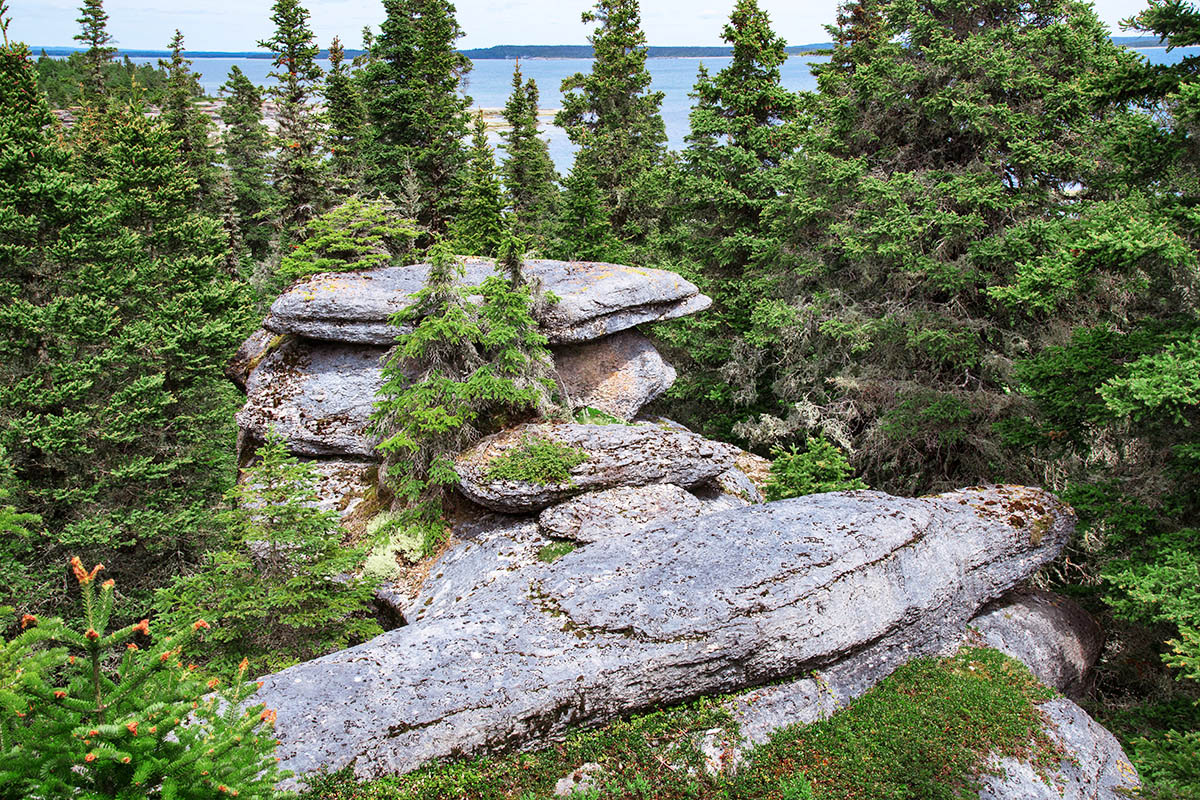 Monoliths, Mingan Archipelago National Park, Quebec