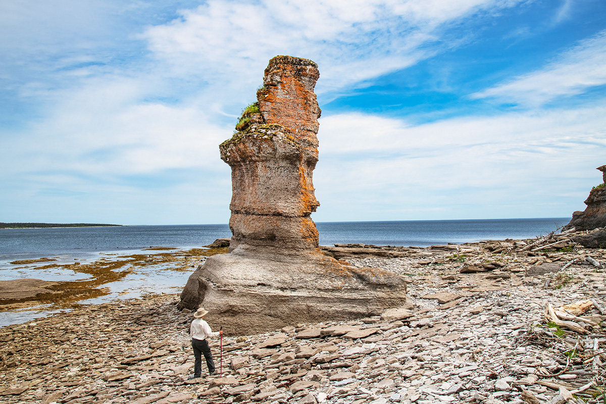 Monoliths on Niapiskau Island, Mingan Archipelago National Park, Quebec