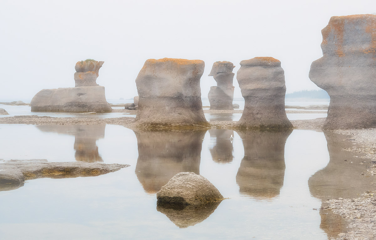 Monoliths on Quarry Island, Mingan Archipelago National Park, Quebec