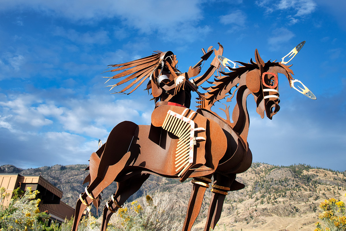 Sculpture for the Nk'Mip Desert Cultural Centre, Osoyoos, BC.
