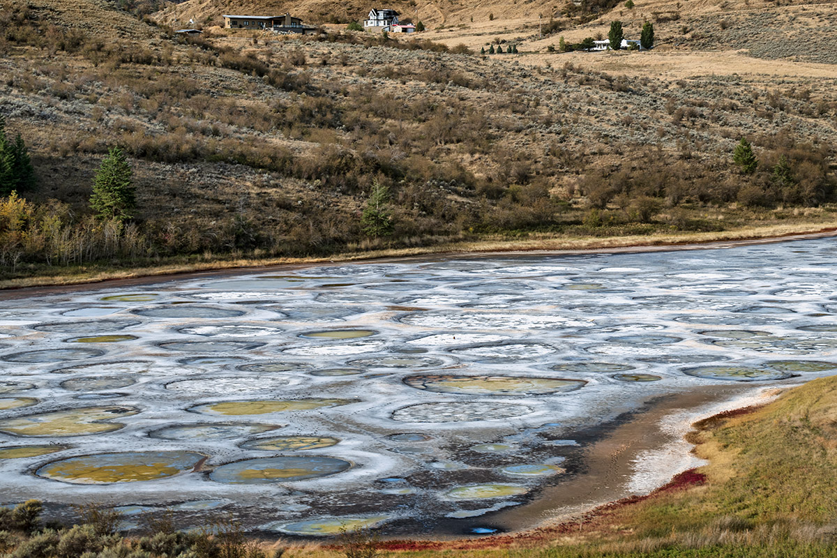Spotted Lake near Osoyoos, BC