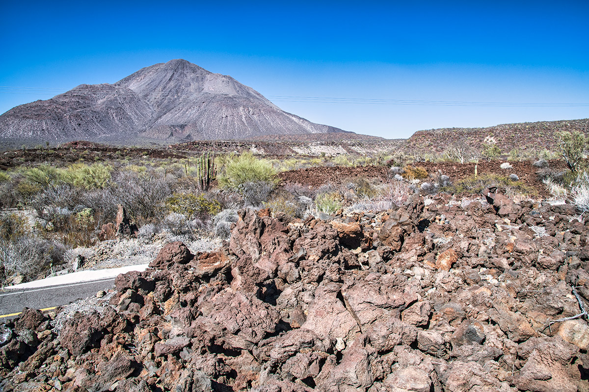 Highway 1 Baja California Sur, Mexico.