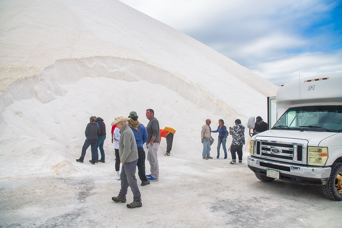Salt mine, Baja California Sur, Mexico.