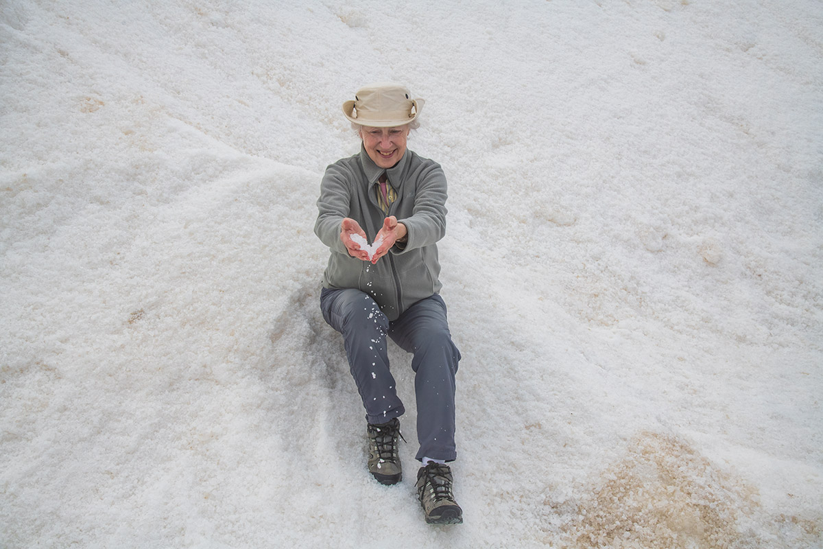 Mounds of salt, Guerrero Negro, Mexico