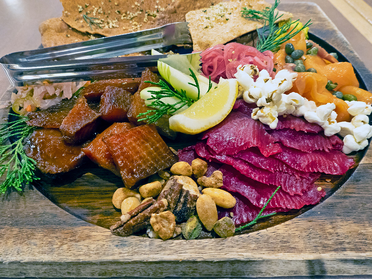 Appetizers at The Bear, The Fish, The Root & The Berry.
