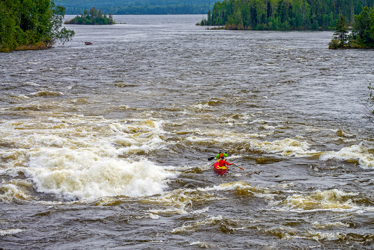 Otter Rapids, Churchill River, Saskatchewan.