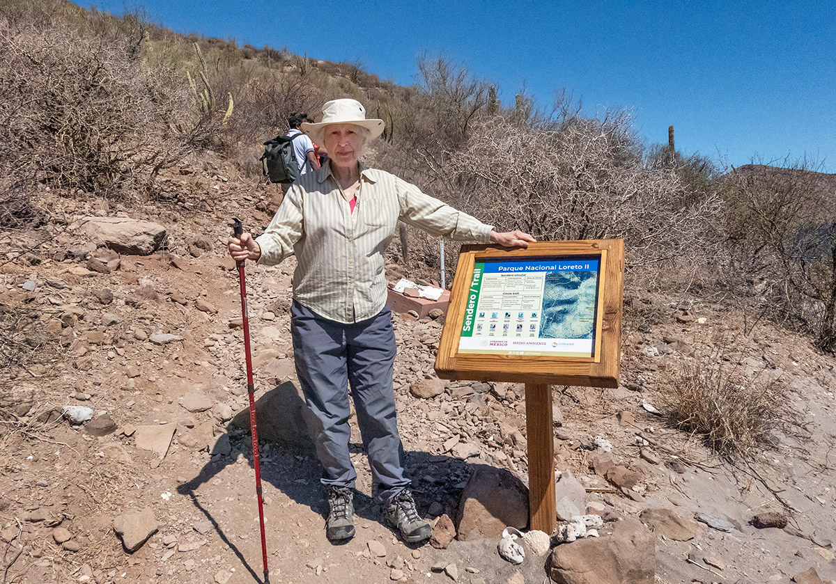 Hike in Parque Nacional Loreto II, near Loreto, Mexico