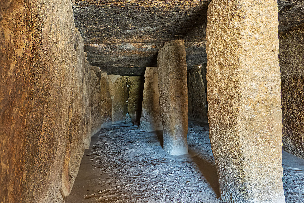 Menga Dolmen, Antequera, Spain.
