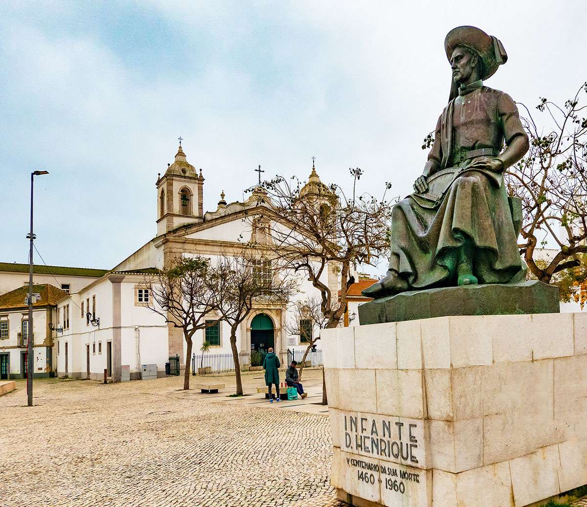 Statue in Lagos, Portugal