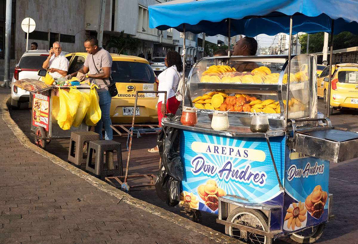 Street food, Cartagena.