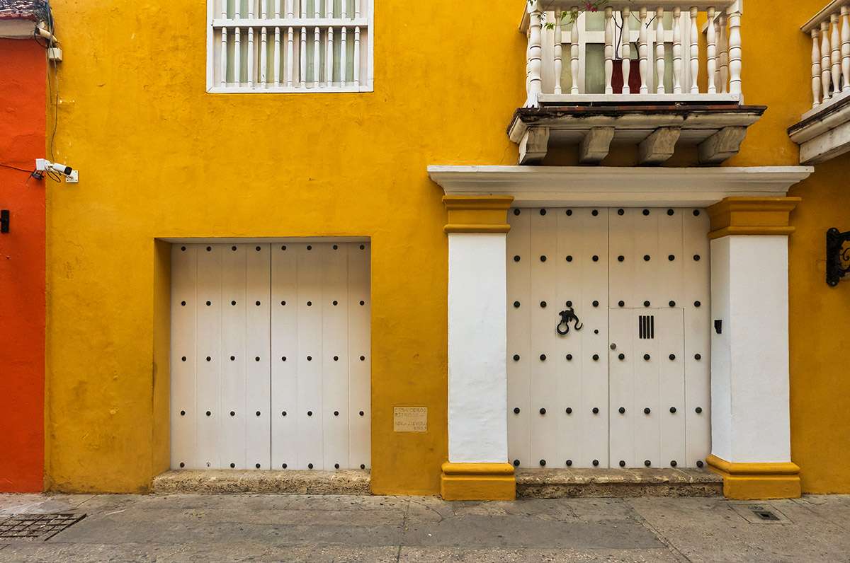 Colonial building, Cartagena.