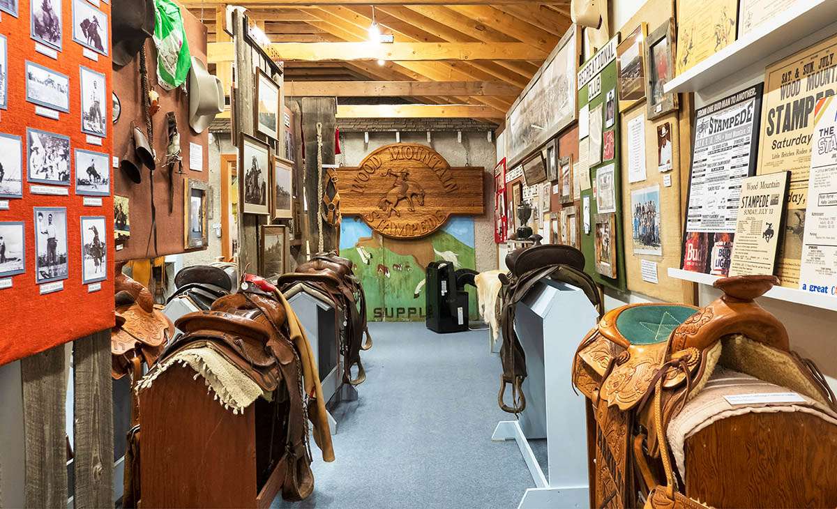 Saddle, Wood Mountain Rodeo Ranch Museum, Saskatchwan