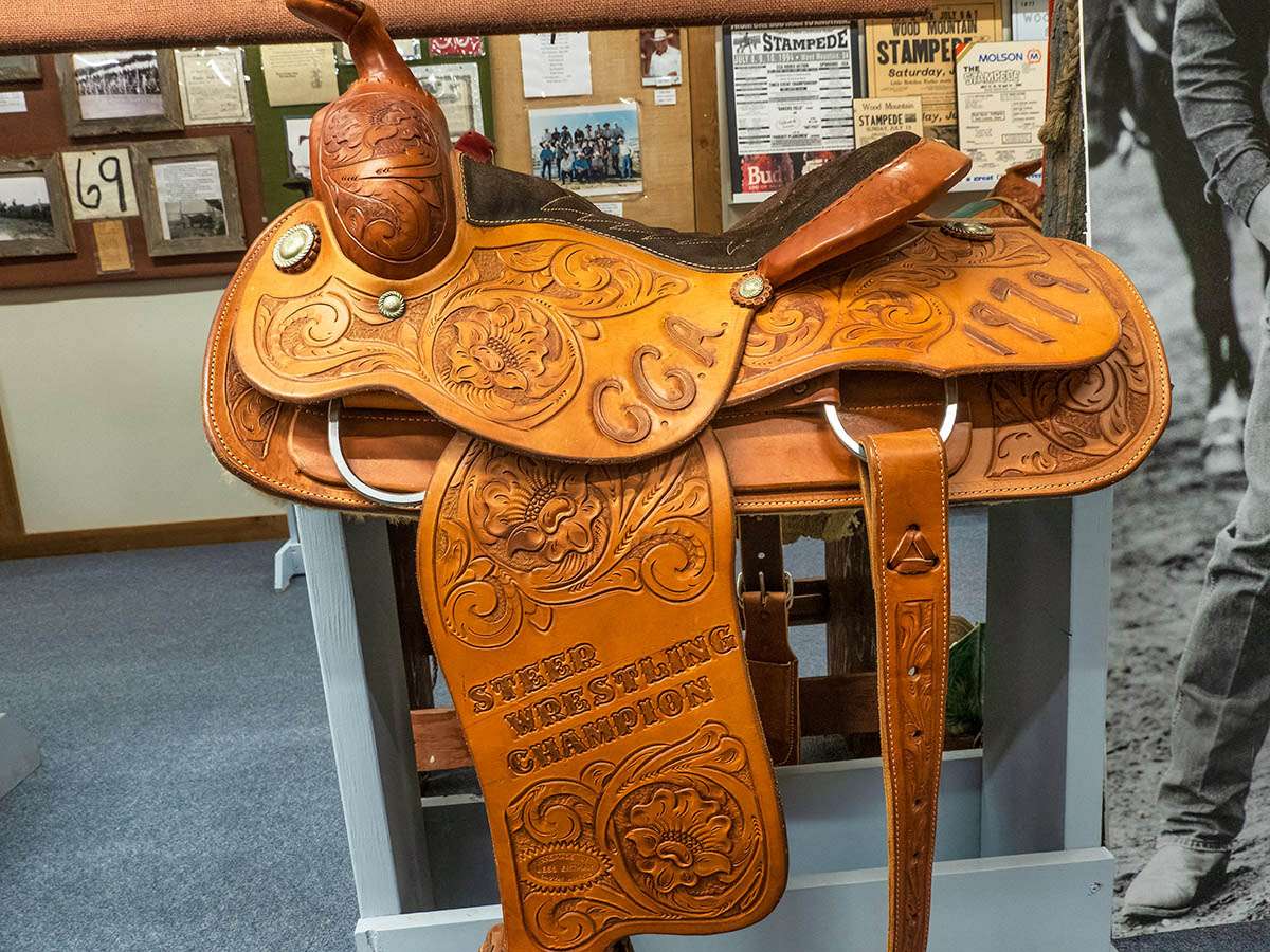 Saddle, Wood Mountain Rodeo Ranch Museum, Saskatchwan