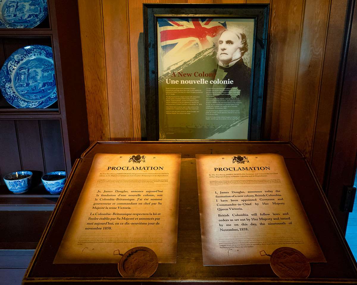 Proclamation of the Colony of British Columbia.