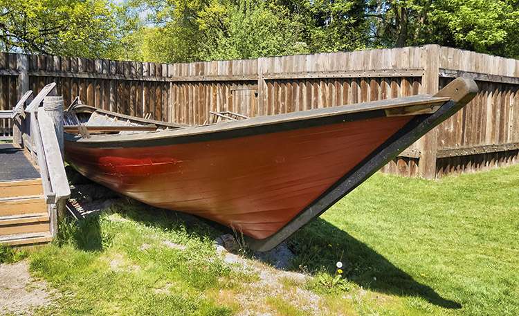 York boat, Fort Langley National Historic Site.