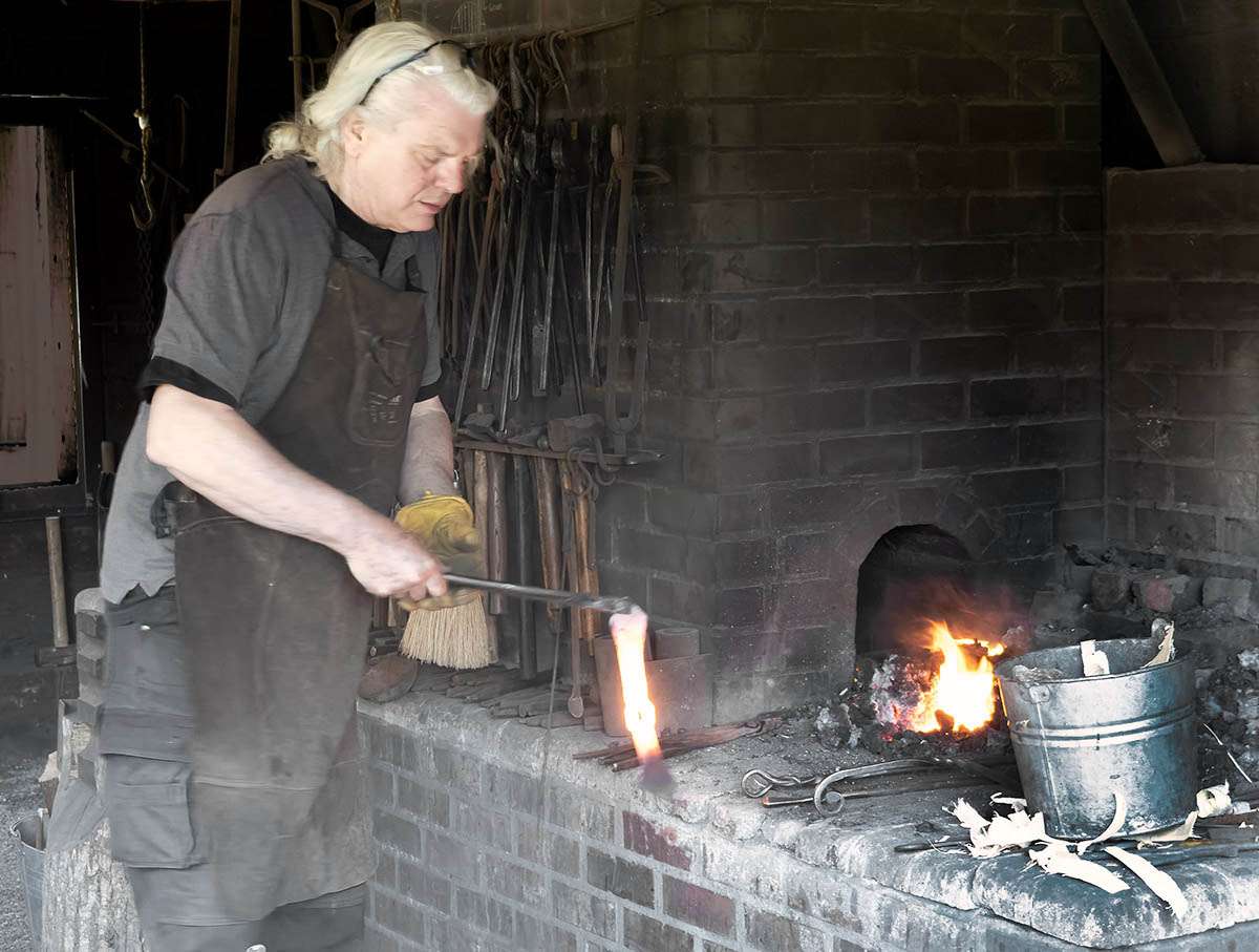 Blacksmith, Fort Langley National Historic Site.