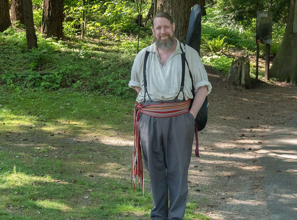 Interpreter at Fort Langley National Historic Site, BC