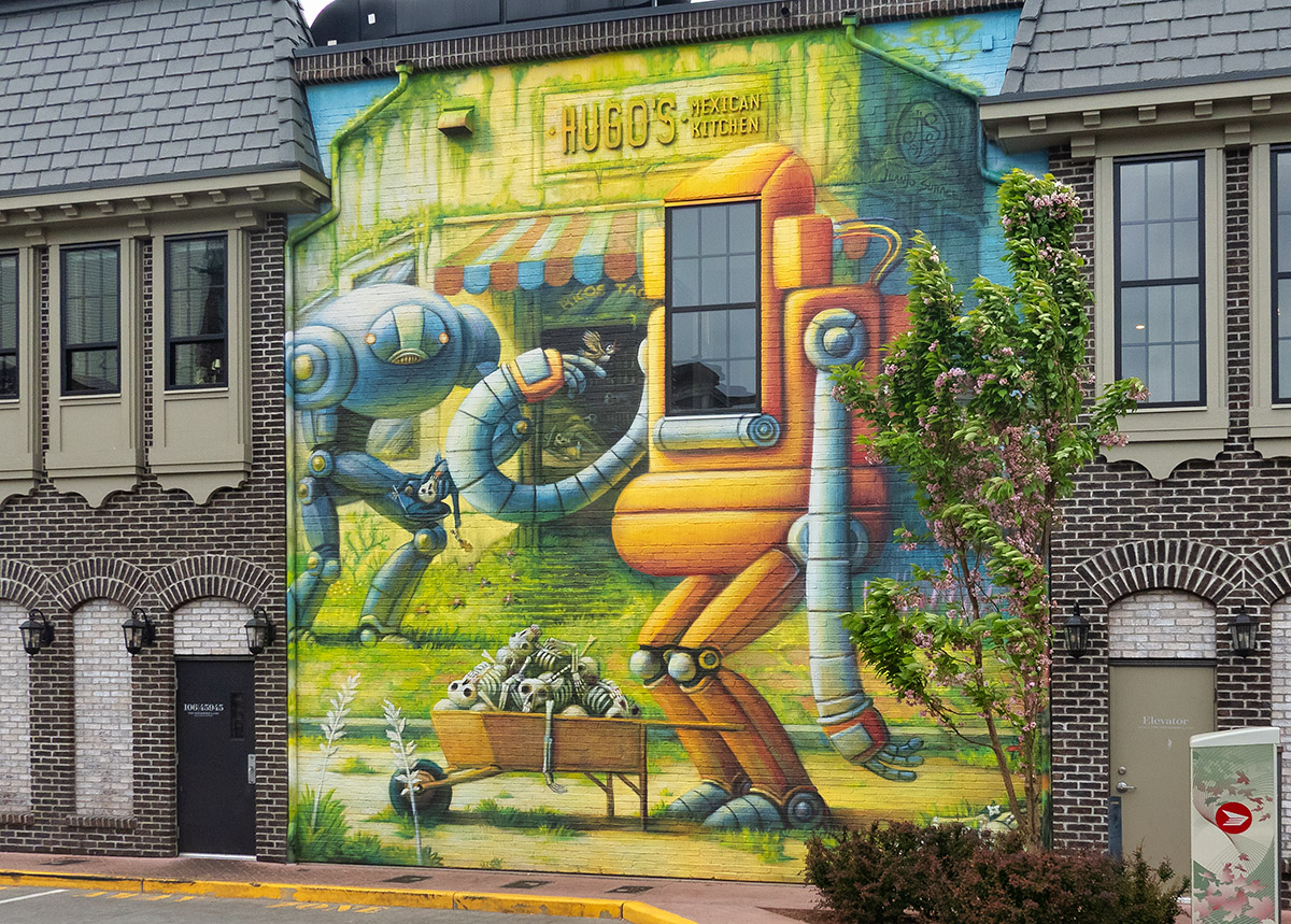 Mural in downtown Chilliwack, BC.