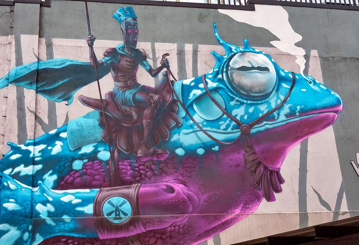 Mural in downtown Chilliwack, BC