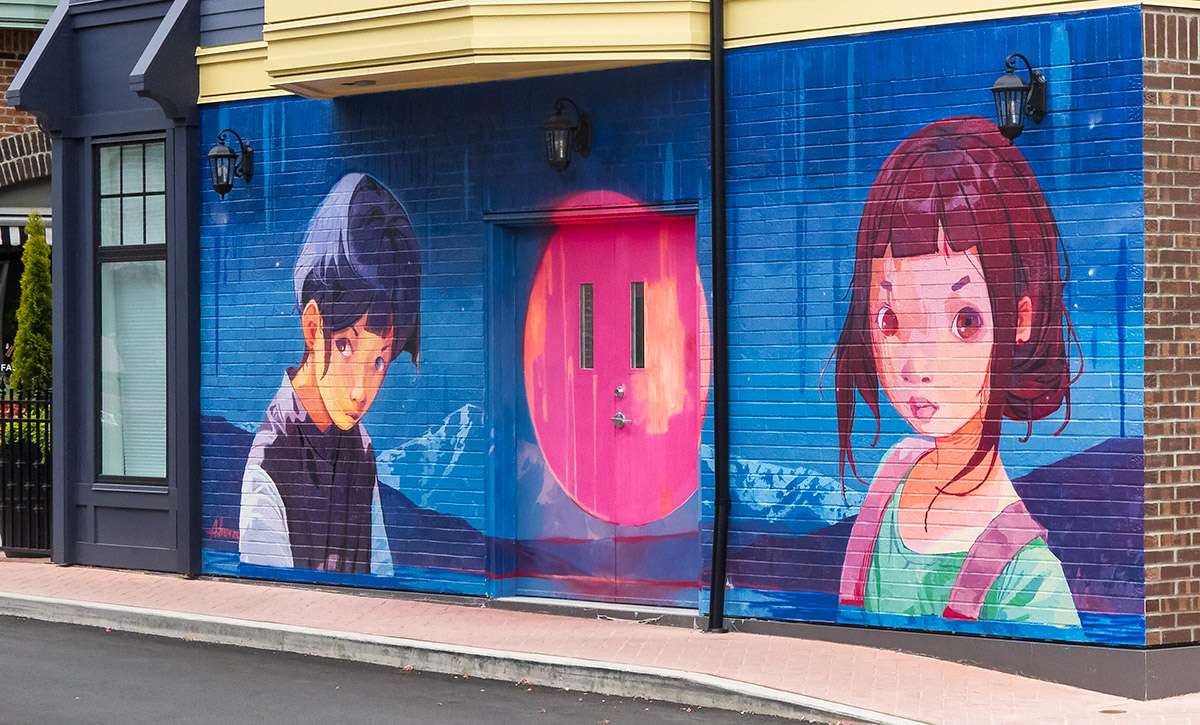 Mural by Andrew Hem from Pasadena, CA