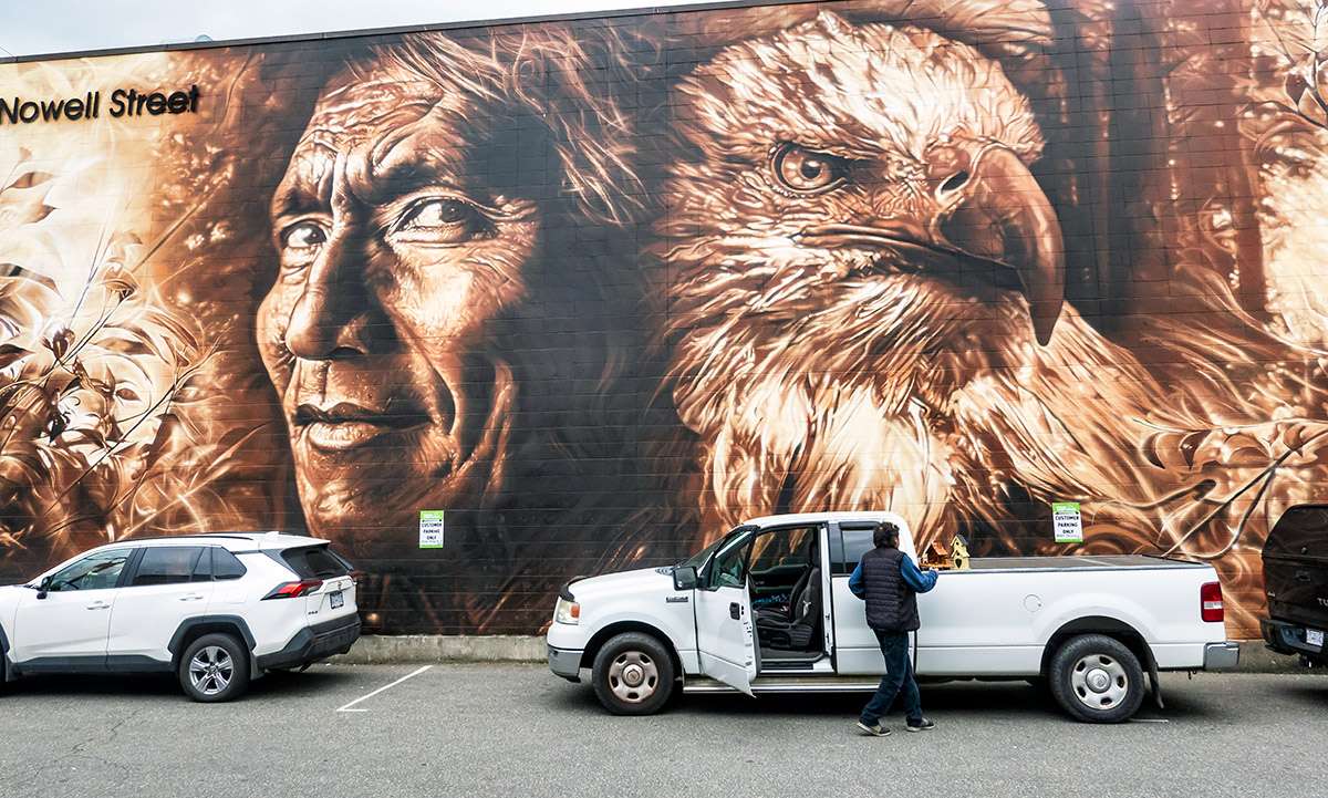 Mural in downtown Chilliwack, BC