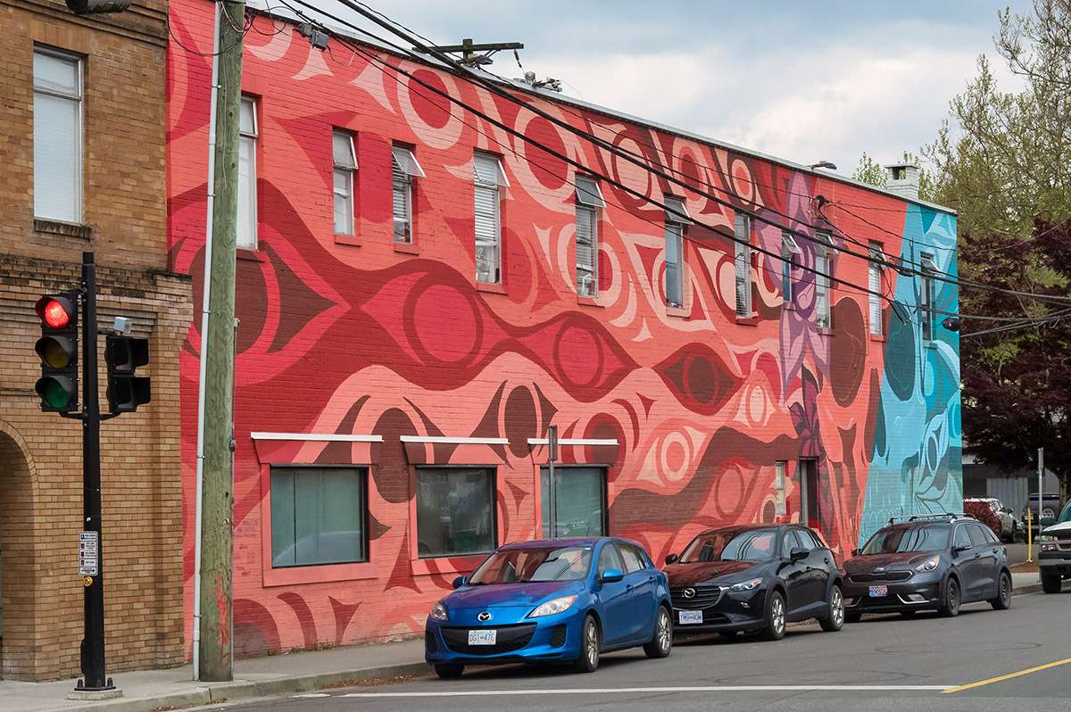 Mural in downtown Chilliwack, BC.