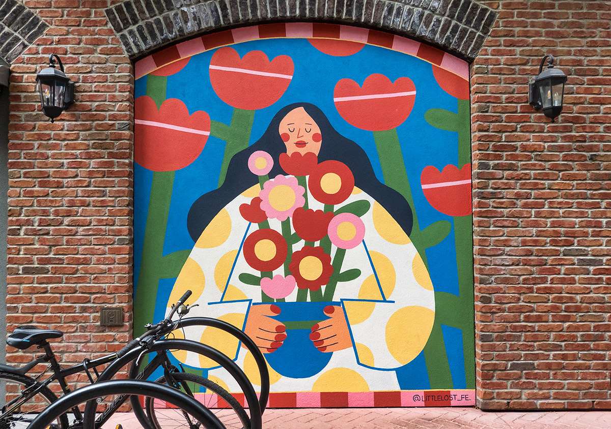 Mural in downtown Chilliwack.