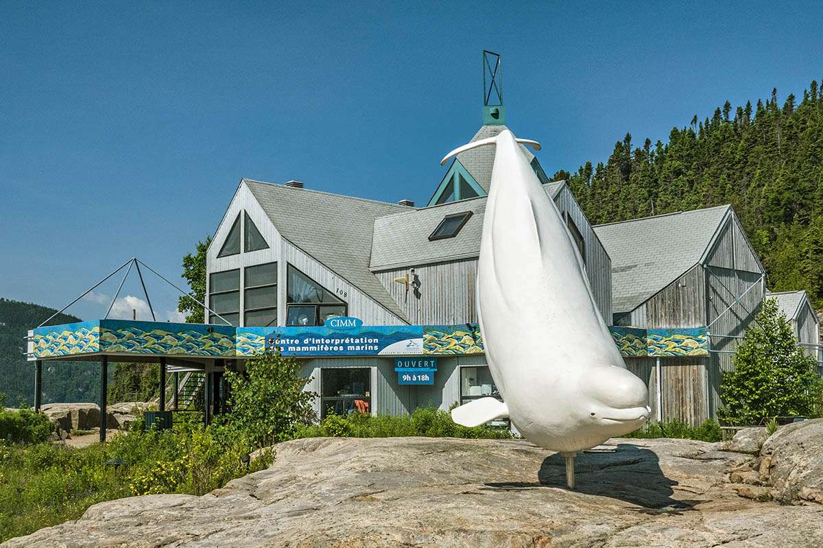 Marine Mammal Interpretation Centre, Tadoussac, Quebec.