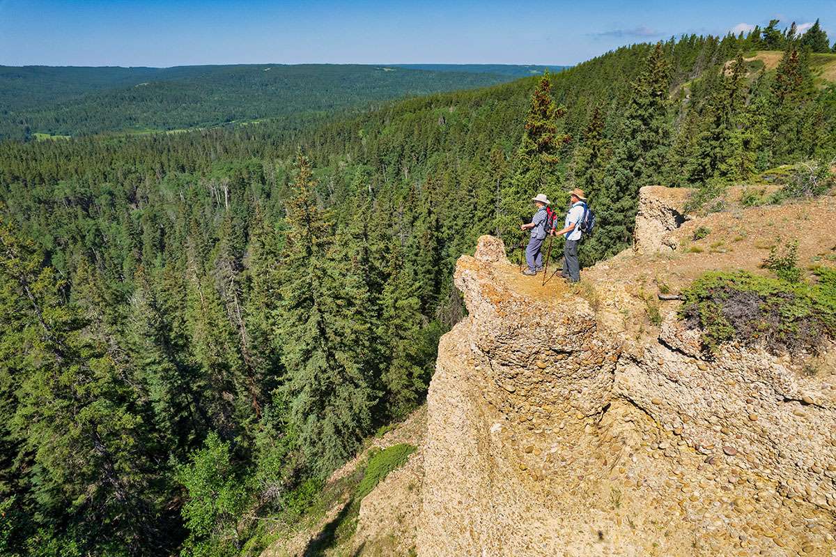 Hidden Conglomerate Cliffs, spectacular scenery along Battle Creek.