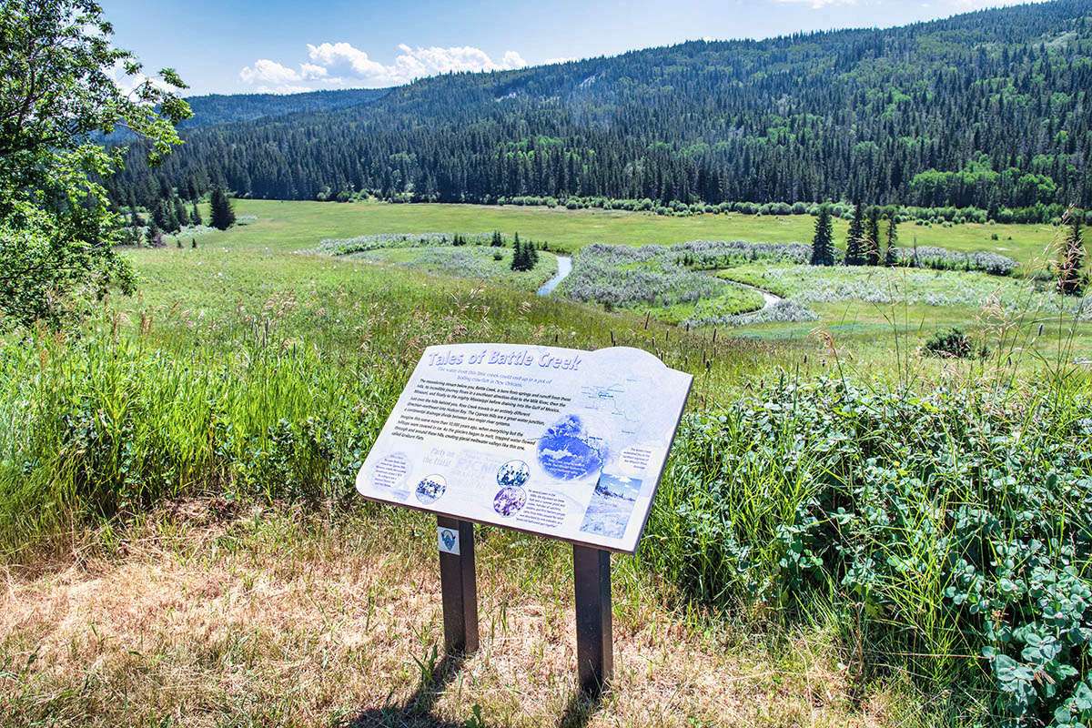 Battle Creek Scenic Drive, Alberta.