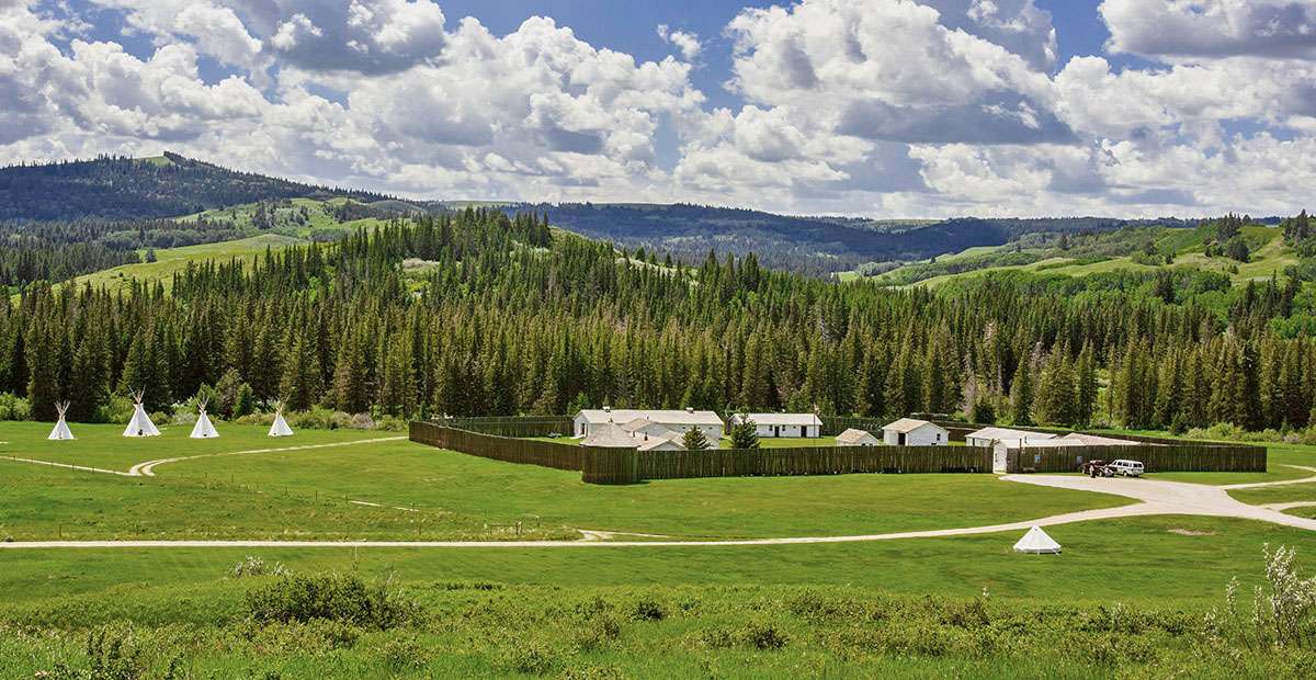 History portrayed at Fort Walsh, Saskatchewan